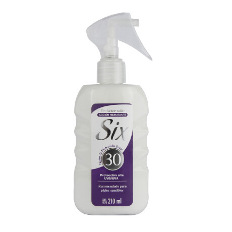 Six Splash Protector Solar Fps30 210ml. Six Splash Protector Solar Fps30 210ml.