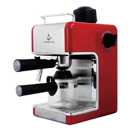 Cafetera Expresso Punktal de 3,5 bares 800W Modelo PK-10 Rojo