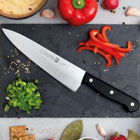 Cuchillo Chef 25Cm Acin M/Ngo Uniblock 3Claveles