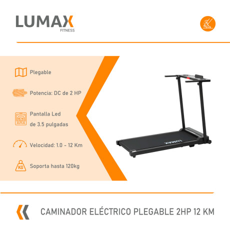 Caminadora Eléctrica Plegable Cinta Lumax 2hp 12km Caminadora Eléctrica Plegable Cinta Lumax 2hp 12km