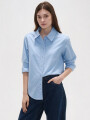 Camisa Rasama Celeste Claro
