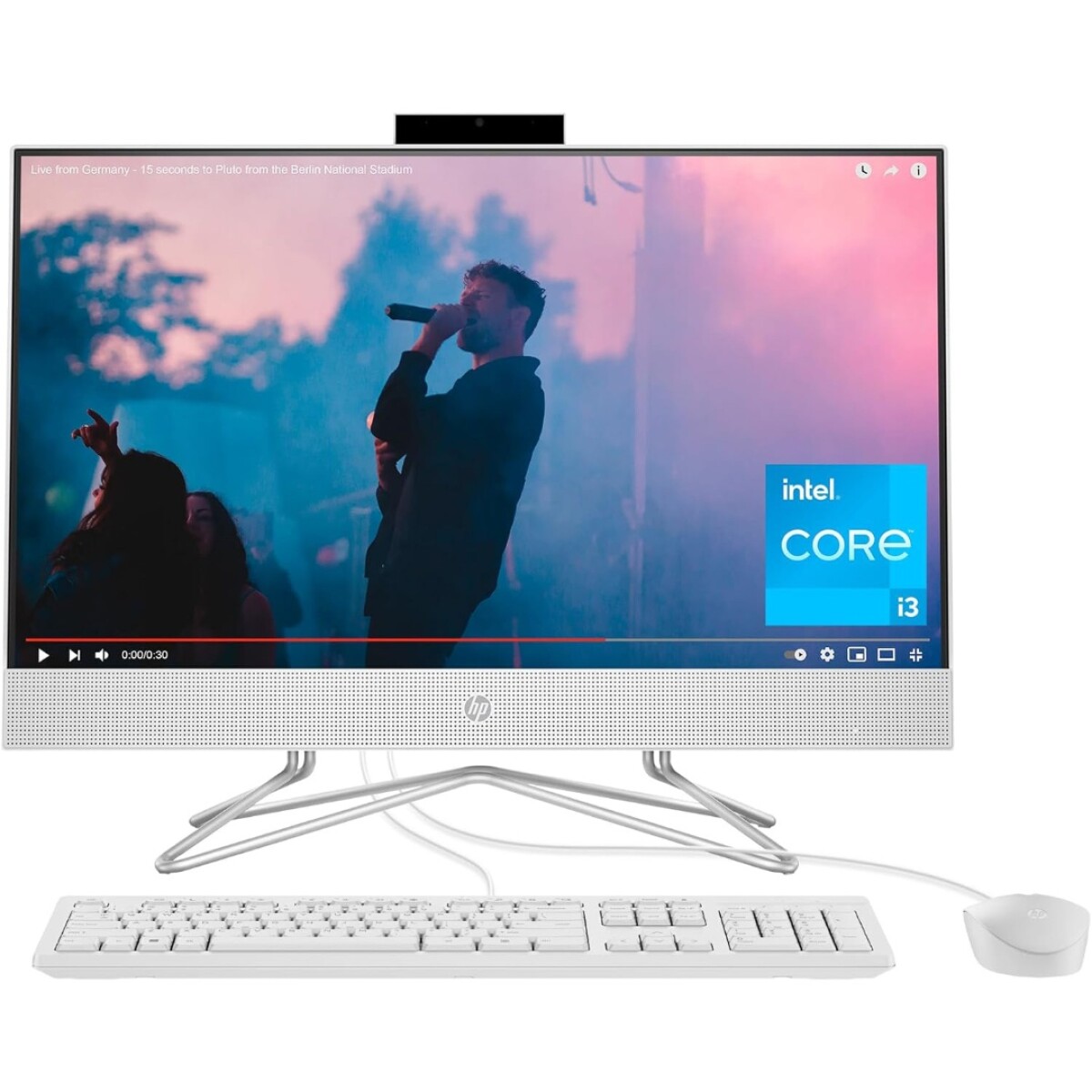 Equipo All In One Hp Core I3 4.1ghz, 8gb, 256gb Ssd, 24" Fhd - ALL IN ONE HP 24-DF1000 I3/8/256/24" 