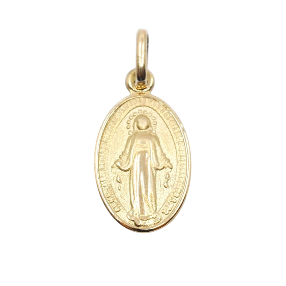 Medalla milagrosa en oro 18k. Alto 2 cms, ancho 1 cm Medalla milagrosa en oro 18k. Alto 2 cms, ancho 1 cm
