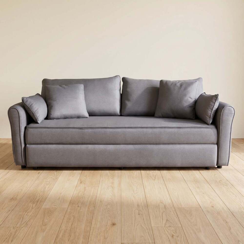SOFÁ CAMA TELA GRIS ALABAMA