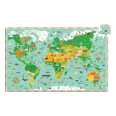 Puzzle Alrededor Del Mundo 200 Piezas Unica