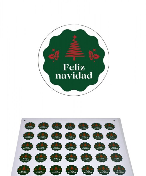 Stickers navidad placha DISEÑO 15