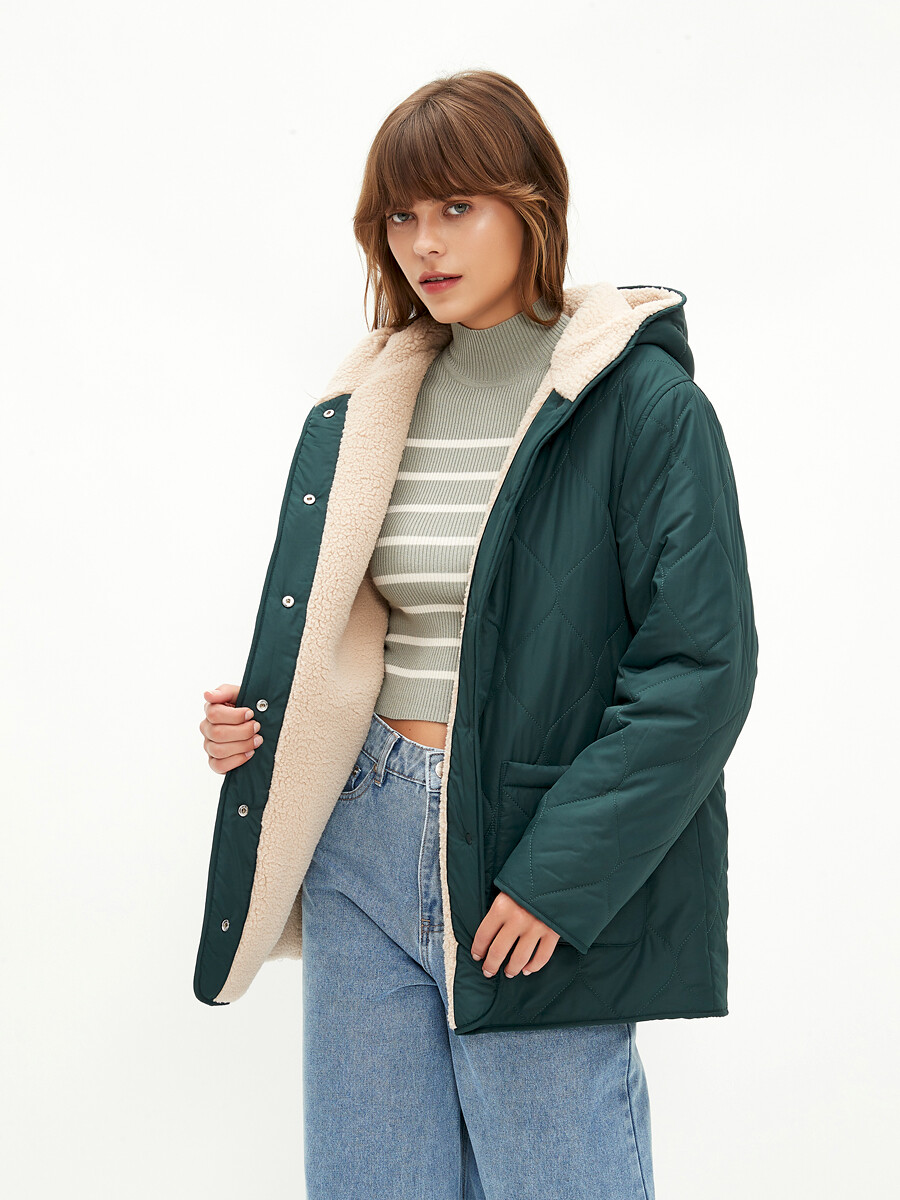 CAMPERA CORD - VERDE OSCURO 