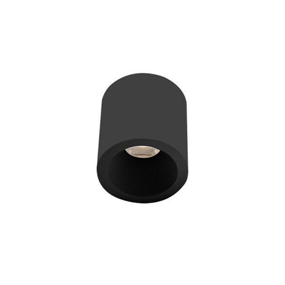 Aplique LED de techo cilíndrico negro 8W 3 tonos VK-LINDER VK0042