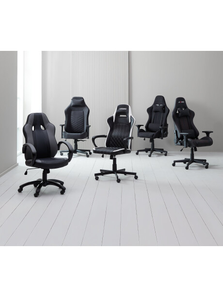Silla gaming NIBE tela negro/negro Silla gaming NIBE tela negro/negro