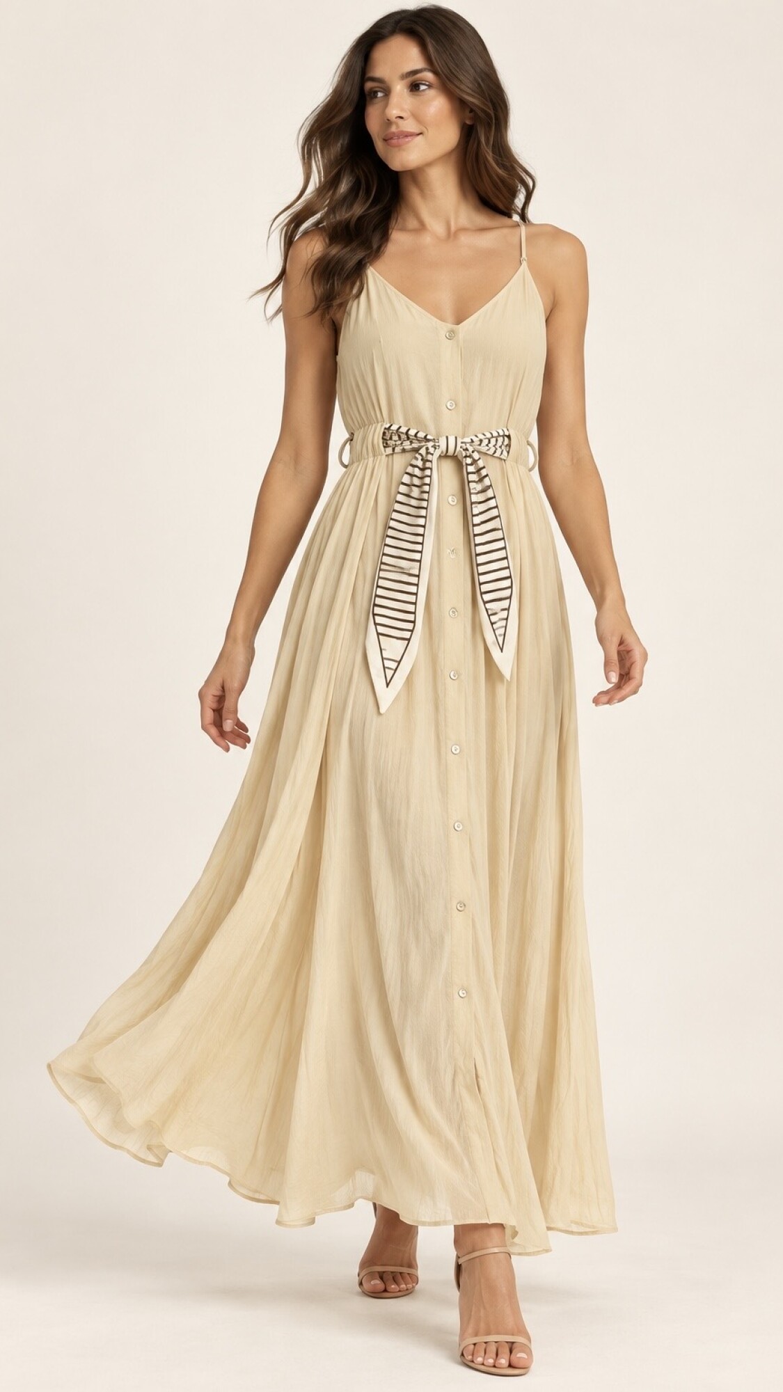 VESTIDO LIZET BEIGE