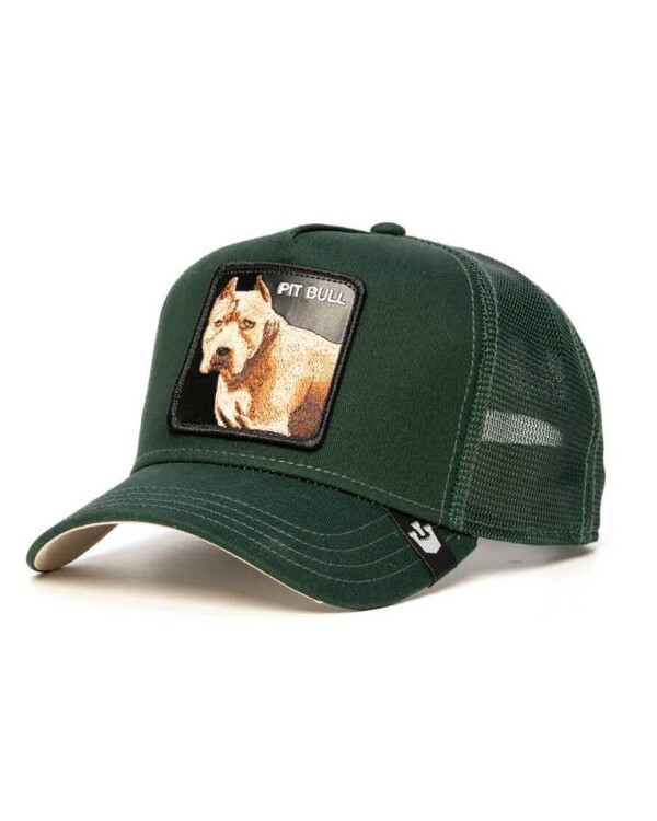 Gorra Goorin Bros Trucker Baseball - The Dog Pitbull Verde