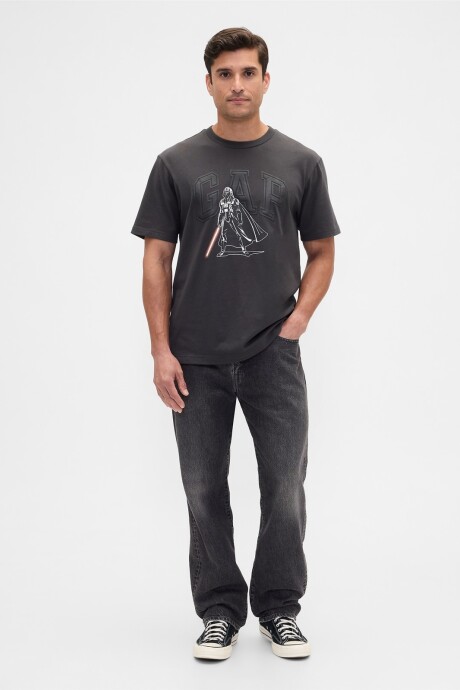 Remera Gràfico Hombre Flint Grey