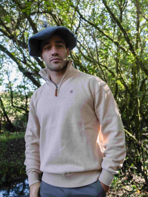Buzo tejido Beige