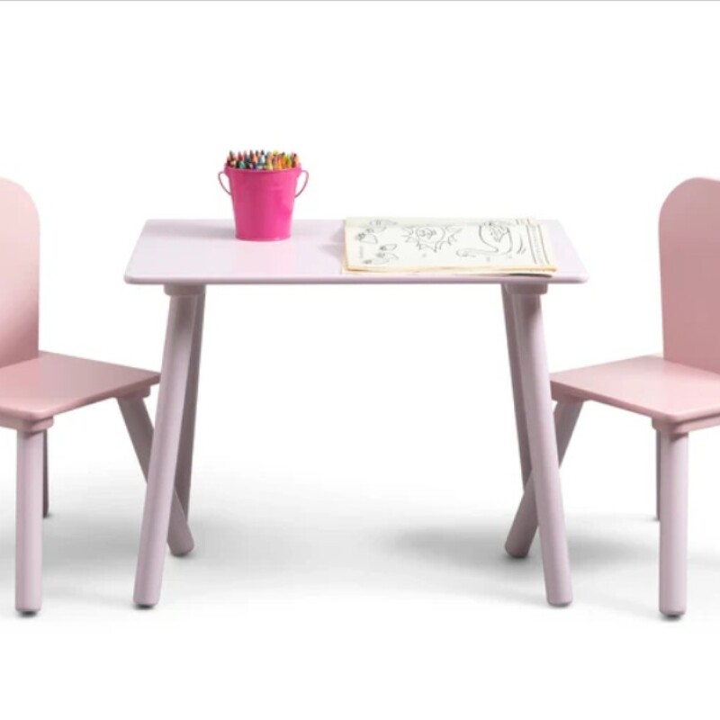 Set juego de mesa y organizador 6 contenedores rosa Set juego de mesa y organizador 6 contenedores rosa