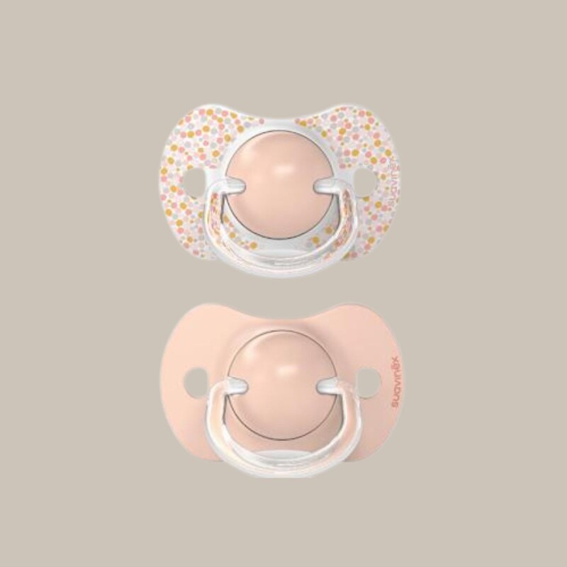 Set x2 chupetes SX Pro fisiológicos 6-18 meses Suavinex - Puntitos Rosa Set X2 Chupetes Sx Pro Fisiológicos 6-18 Meses Suavinex - Puntitos Rosa