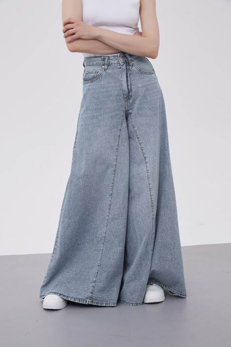 Pantalon Bienne Azul Grisaceo