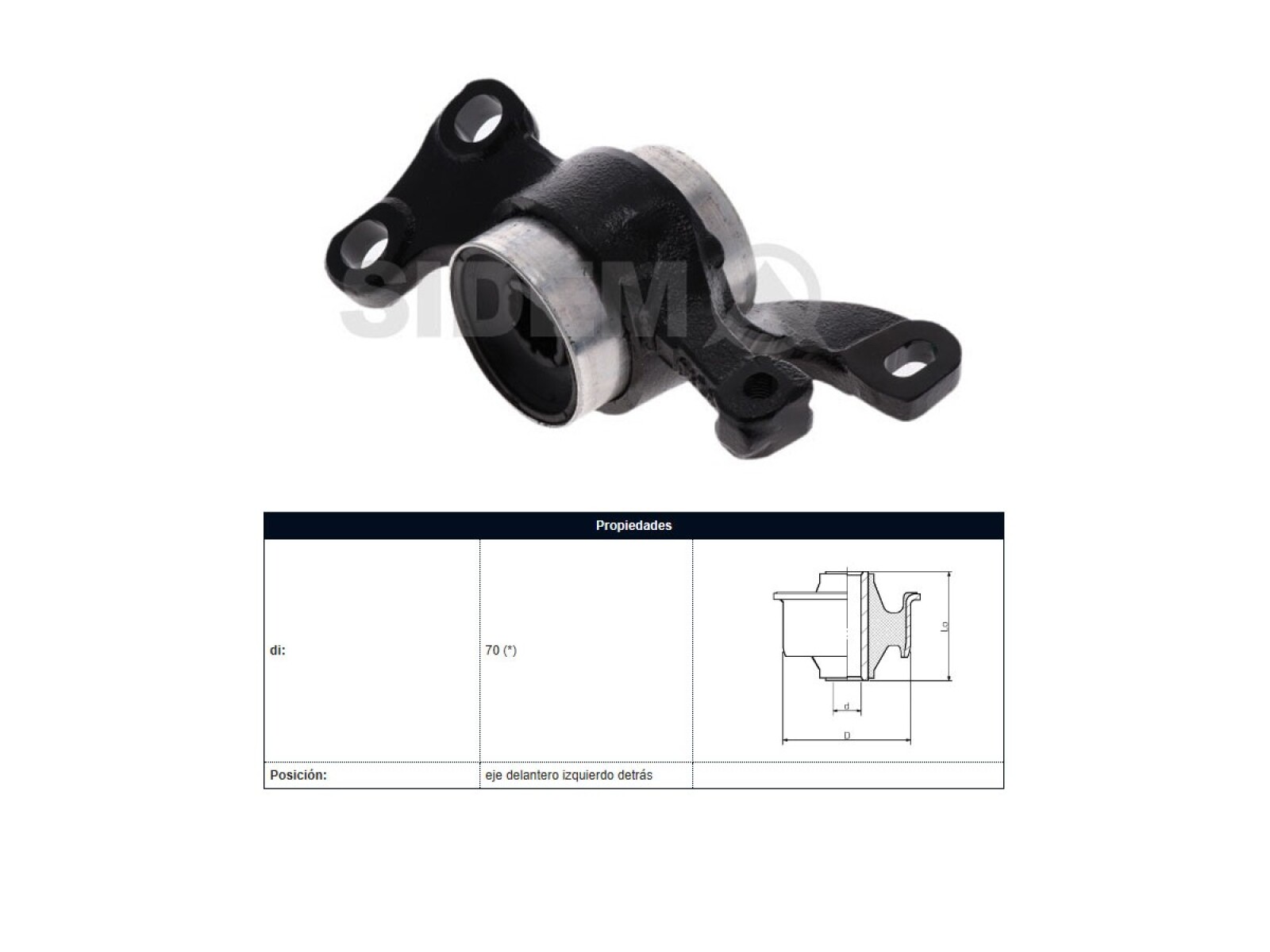 Soporte Parilla Del BMW X1 Xdrive 25I T (F48)/X1 Sdrive 18I City (F48)/X1 Sdrive 20I T (F48)/X1 Sdrive 18 Diesel (F48) 15-25 Iz 