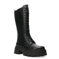 Botas de Mujer Miss Carol TOLLER de caña alta acordonada Negro