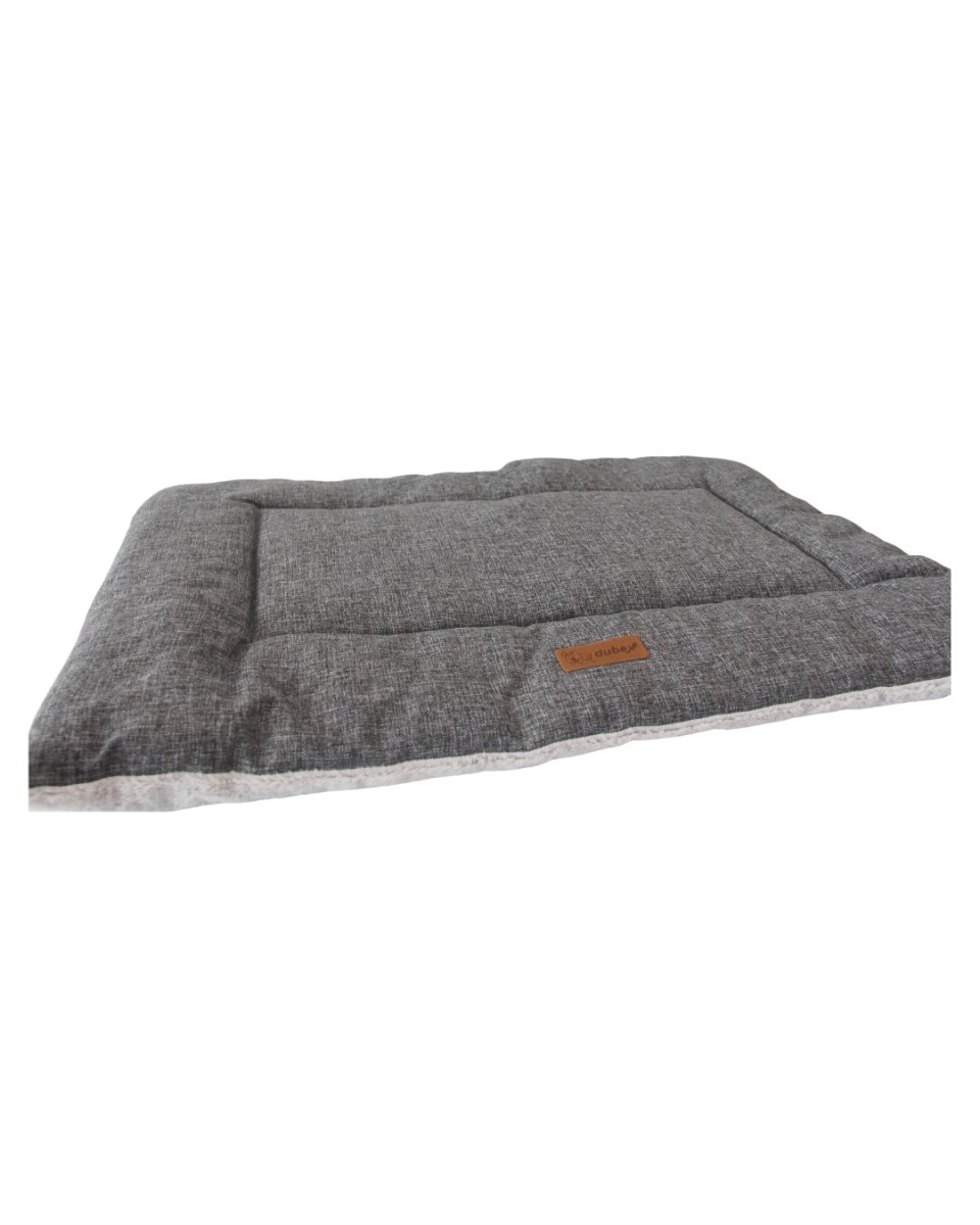 SOFT PET MATTRESS LARGE VR01 GREYWHITE PLUSH 