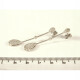 CARAVANAS EN ORO BLANCO 18K CON BRILLANTES CARAVANAS EN ORO BLANCO 18K CON BRILLANTES