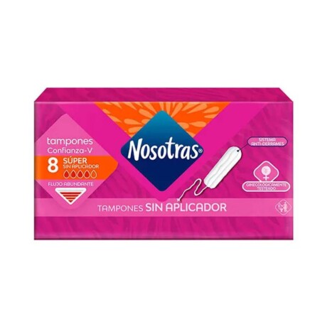 Tampones Nosotras Super 8 Unidades Tampones Nosotras Super 8 Unidades