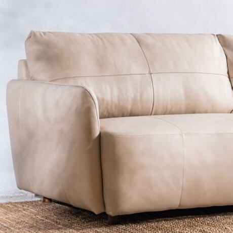 Sillón Cuero Teruel 3 Cuerpos Duna U