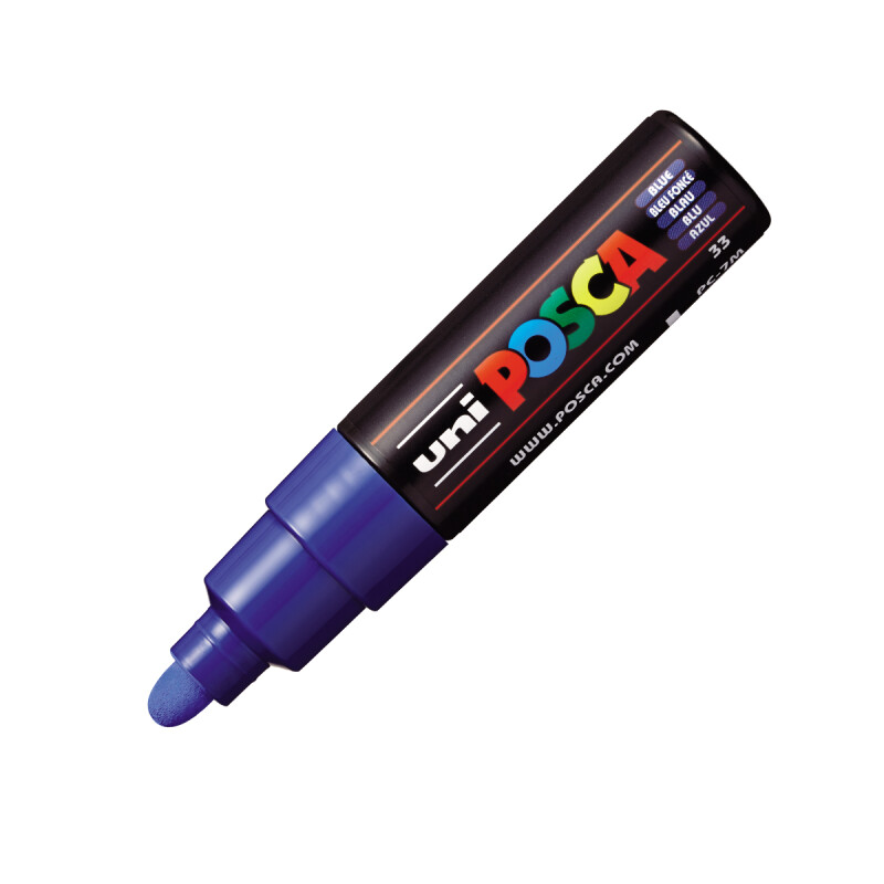 MARCADOR UNI POSCA 5 MM AZUL MARCADOR UNI POSCA 5 MM AZUL