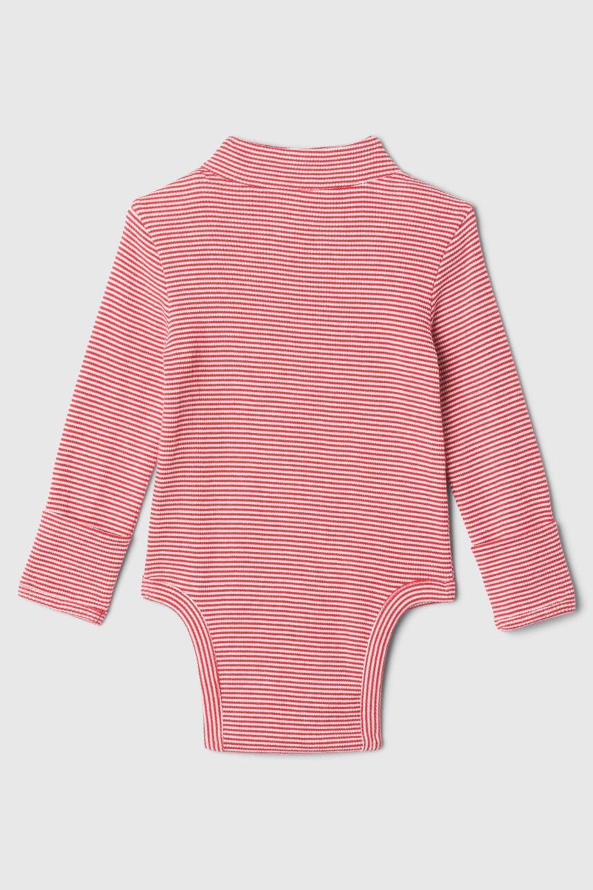 Body Polera Viento Bebé Red Stripes