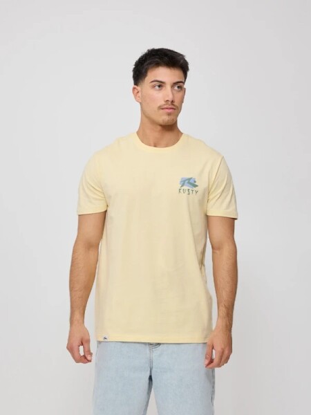 T-SHIRT RUSTY RINZA AMARILLO