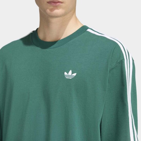 Remera Adidas Adicolor 3 Rayas Verde