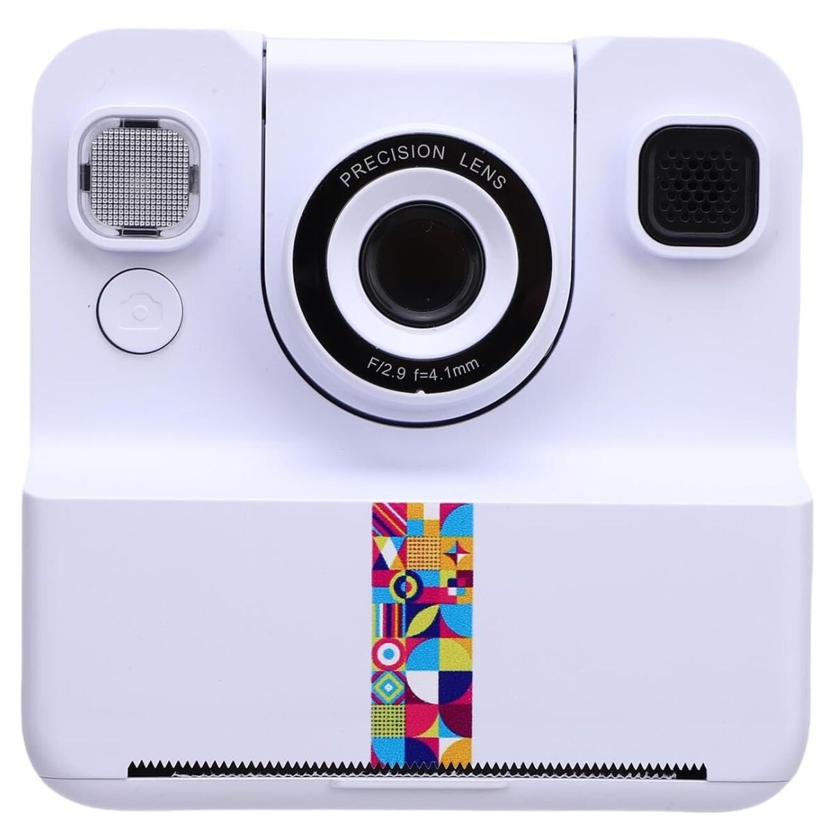 Camara de fotos instantanea blanca 
