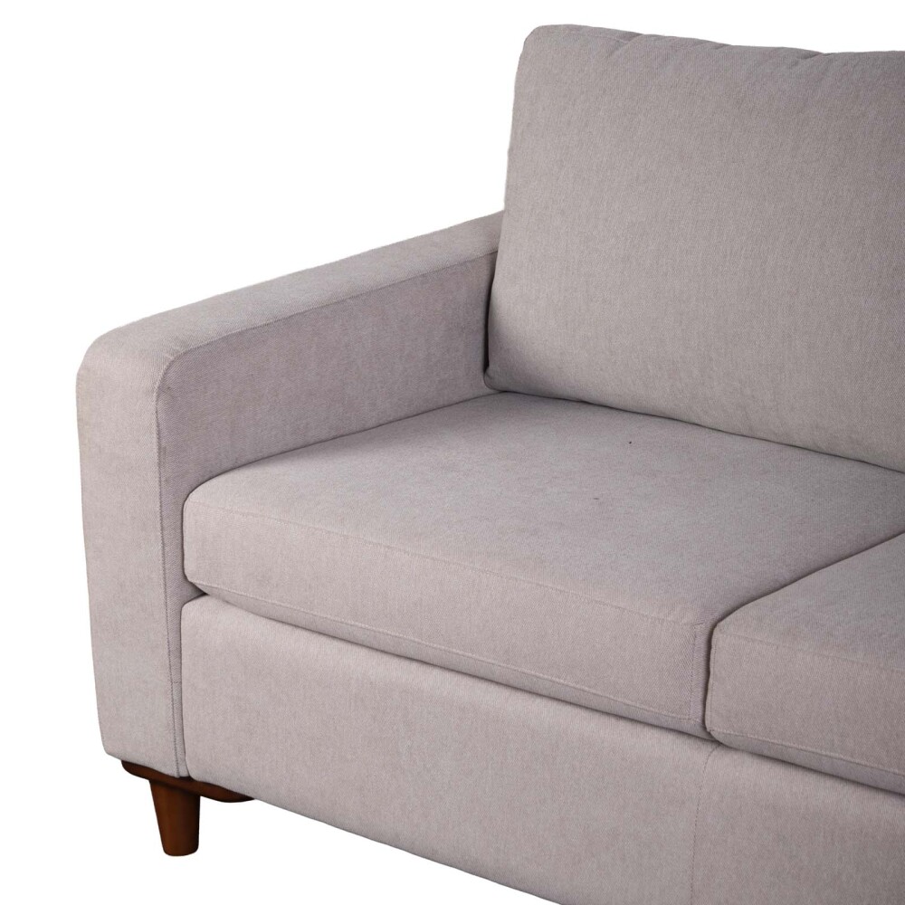 SOFÁ C/CHAISE MÁS DE 4 CUERPOS TELA NATURAL-BEIGE NAPOLI BEIGE