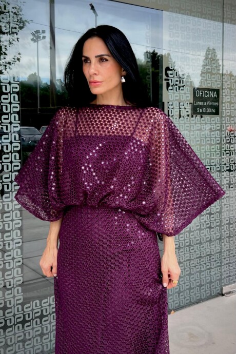 Vestido Vincenza Morado