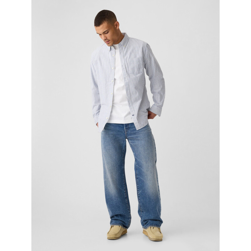 V-LS STANDARD OXFORD BLUE TRACK STRIPE