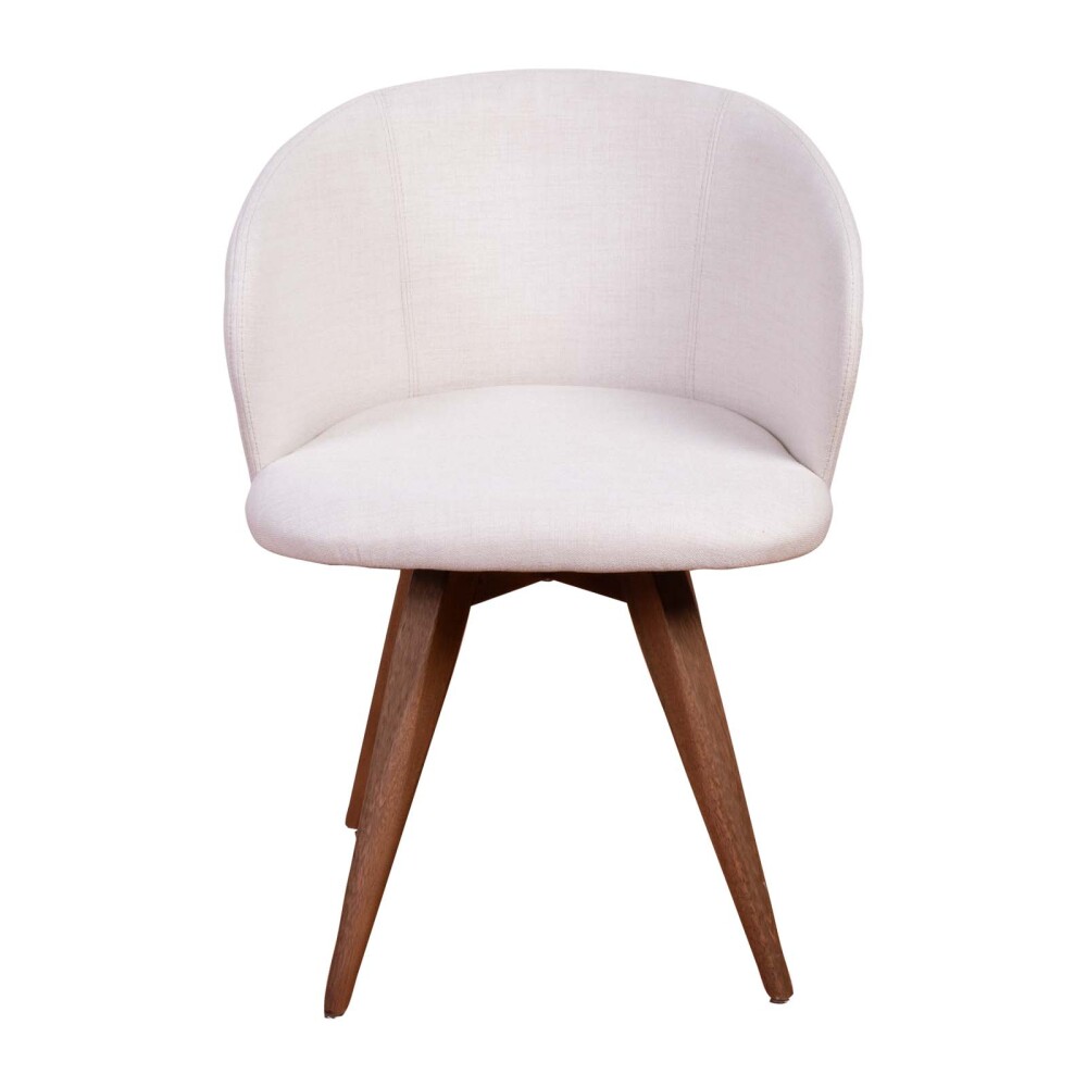 SILLA DE COMEDOR MADERA NATURAL-BEIGE MIDI EASY CLEAN