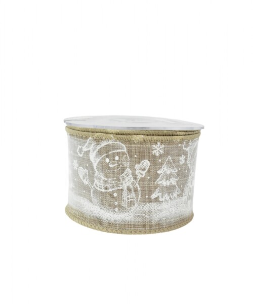 Cinta 3,5 cm. x 1 mts Navidad - Snowman
