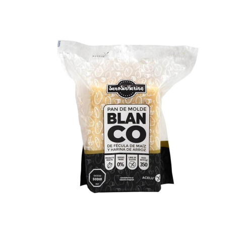 Pan de molde blanco Sano sin harina Pan Molde Blanco Sanosinharina