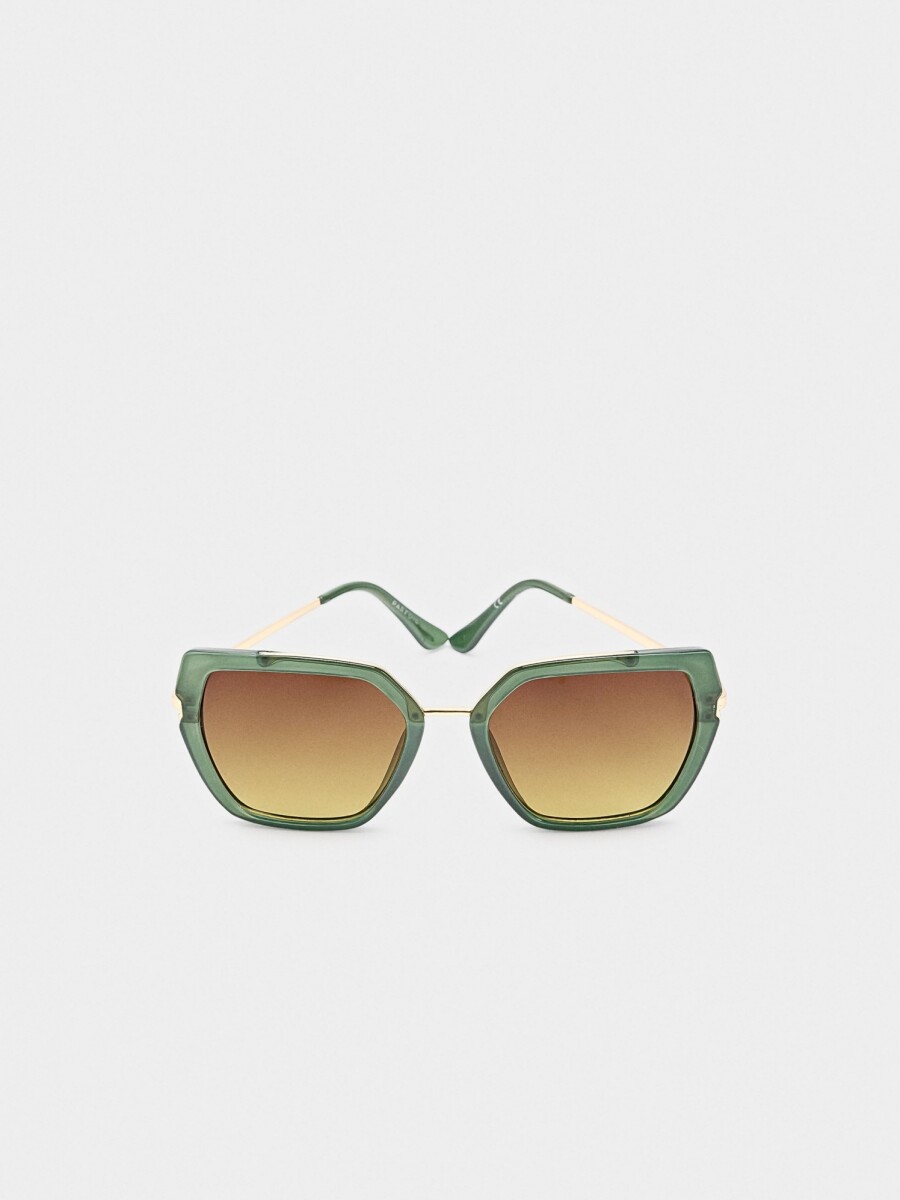 Gafas De Sol De Mariposa caqui