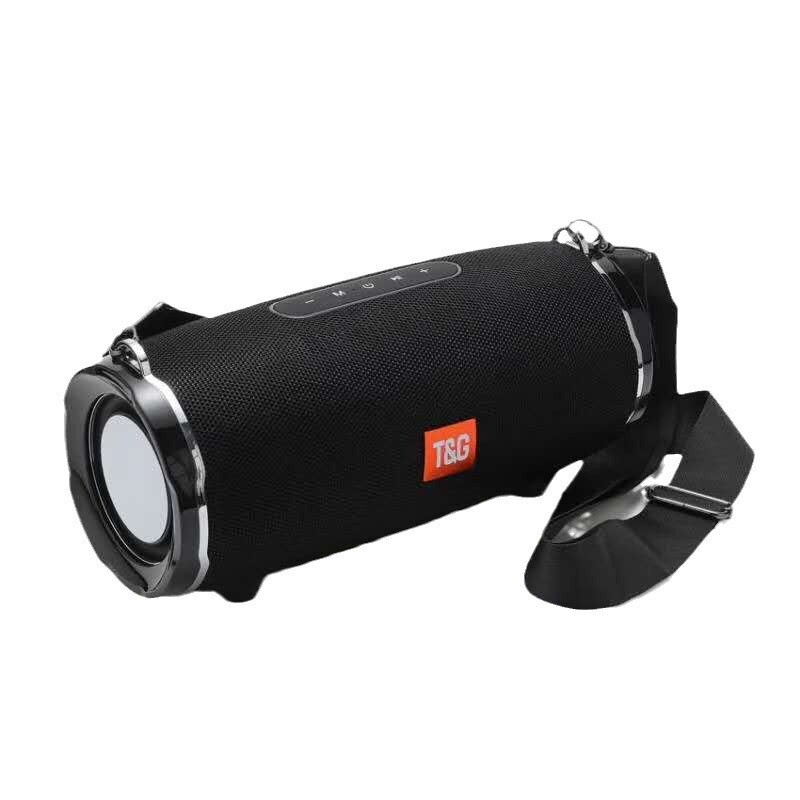 Parlante portátil bluetooth TG187 50W simil boombox con colgante de transporte negro Parlante portátil bluetooth TG187 50W simil boombox con colgante de transporte negro