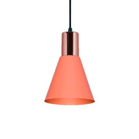 COLGANTE 1 LUZ ''OSTENDE'' E27 SALMON COLGANTE 1 LUZ ''OSTENDE'' E27 SALMON