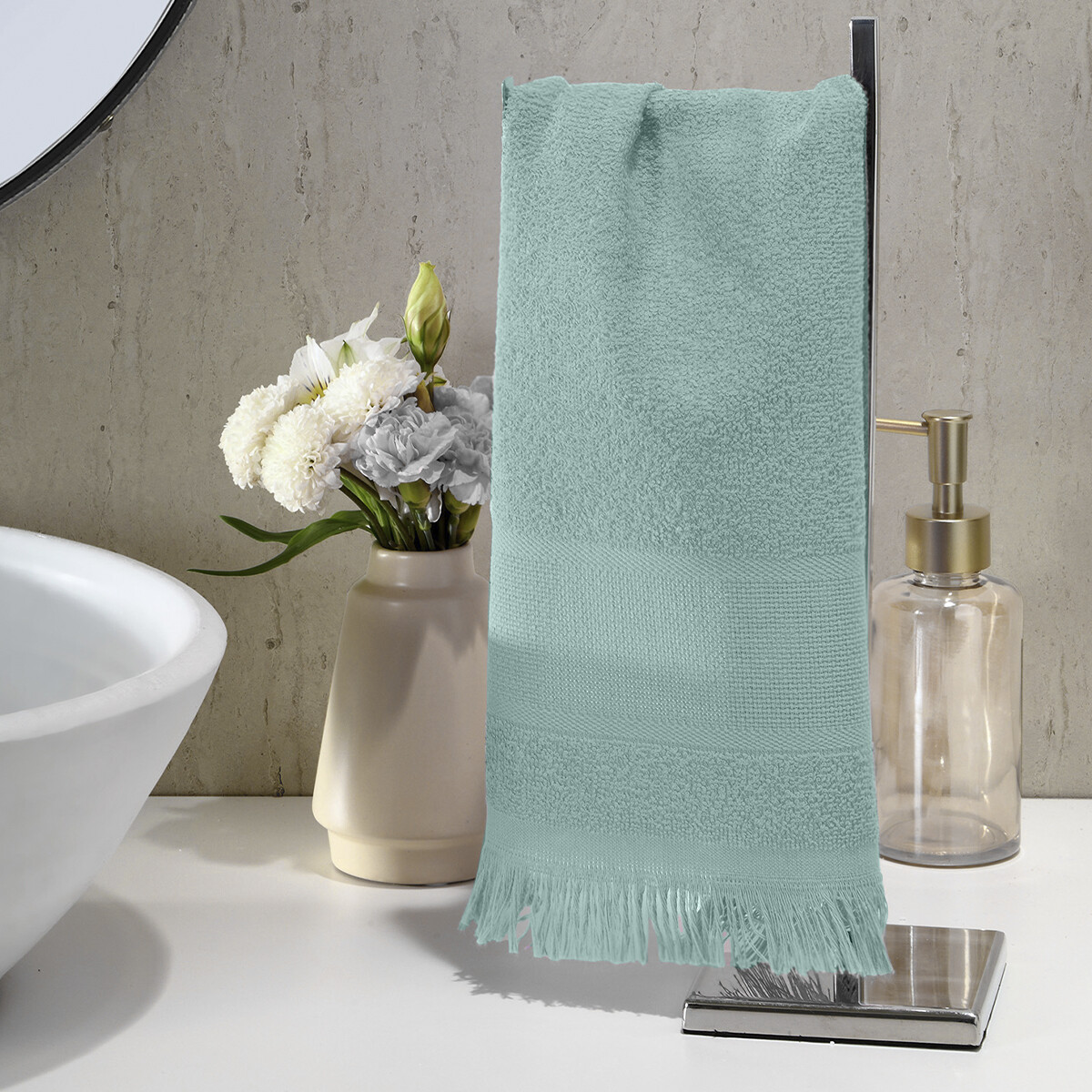 Toalla Social Dohler Capri 25 x 36 cm 100% Algodón - VERDE AGUA 