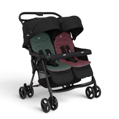 Cochecito Doble Aire Twin Para Mellizos O Hermanos Joie Shale