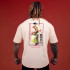 RYU OVERSIZE GRAPHIC T-SHIRT BEIGE BEIGE