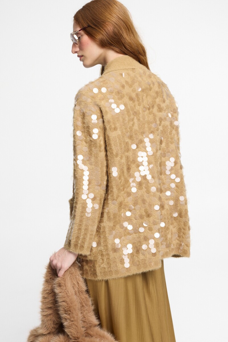 CARDIGAN MADONNA Camel