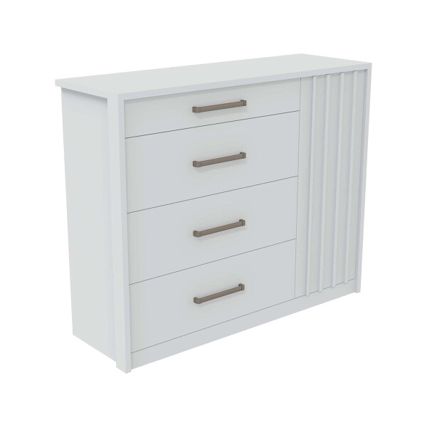CÓMODA PALACIUS COLOR BRANCO FOSCO Cómoda Palacius Color Branco Fosco
