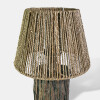 LAMPARA CUERDA BEIGE COMB 25X42CM Unica