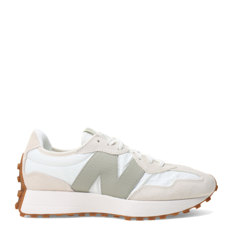 Championes de Mujer New Balance Life Style Mode Gris - Blanco - Verde Oliva