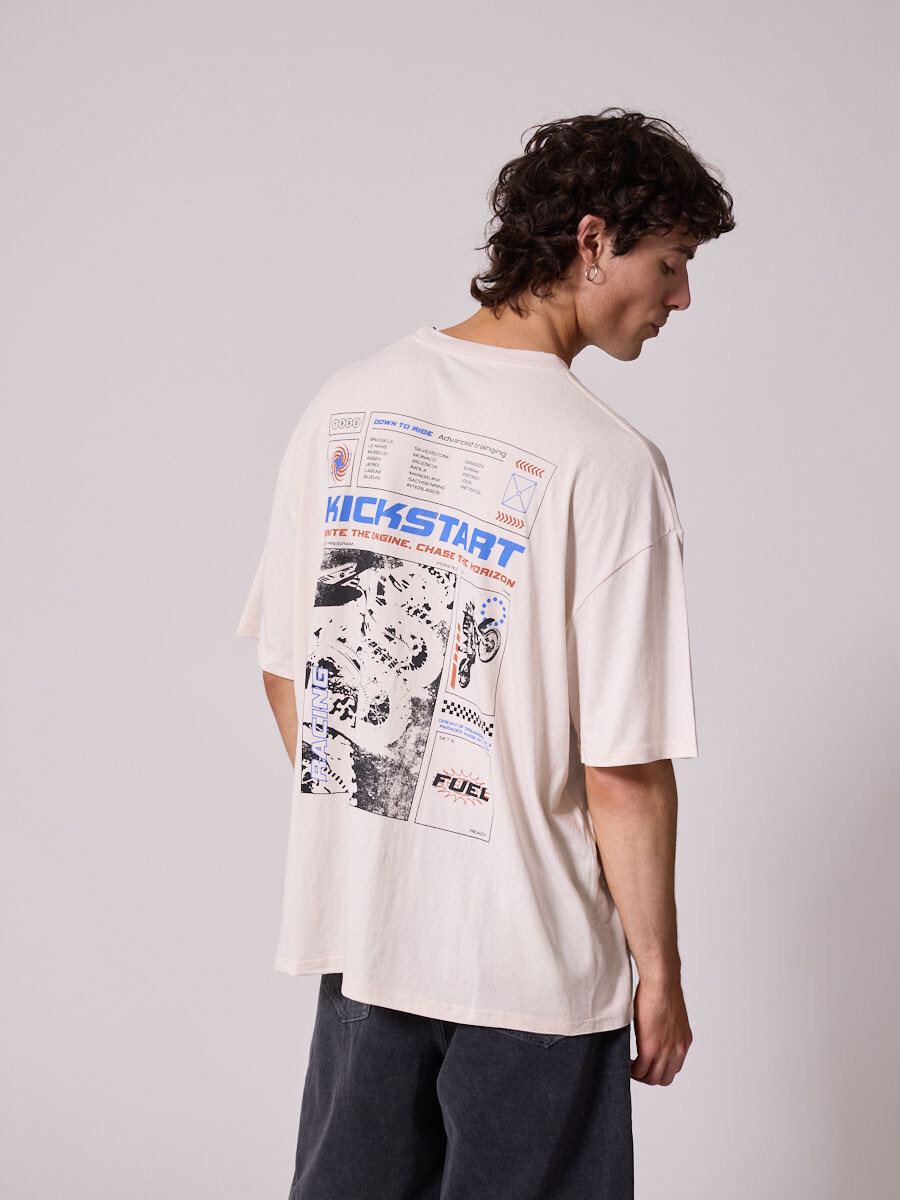 T-SHIRT CICLE DIXIE Crudo