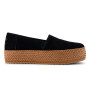 Alpargatas Black Suede Wm Valcia Esp Mujer Black