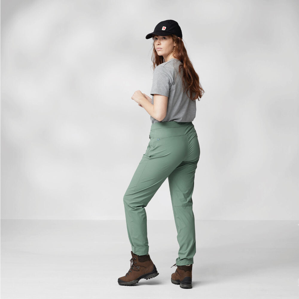 Pantalón Fjallraven High Coast Trail Trousers W Mujer Suede Brown